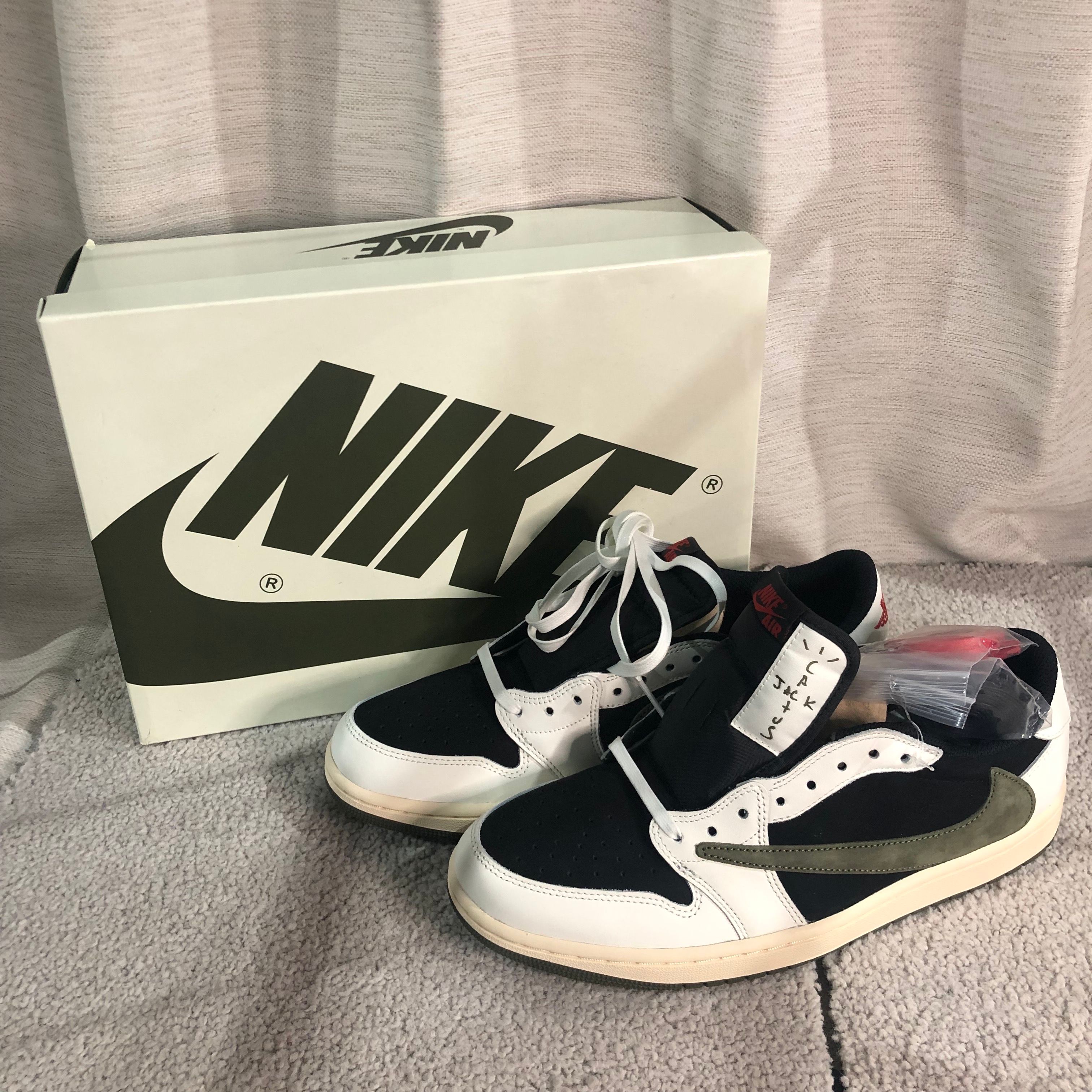 Travis Scott × Nike Women's Air Jordan 1 Low OG "Medium Olive"