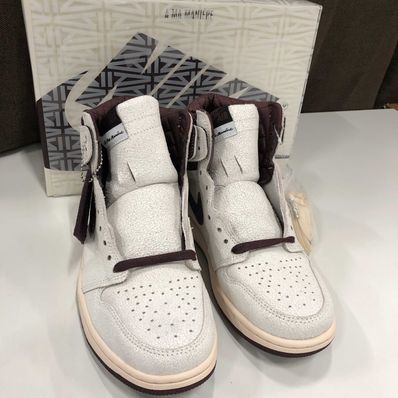 A Ma Maniere × Nike Air Jordan 1 Retro High OG "Sail and Burgundy"