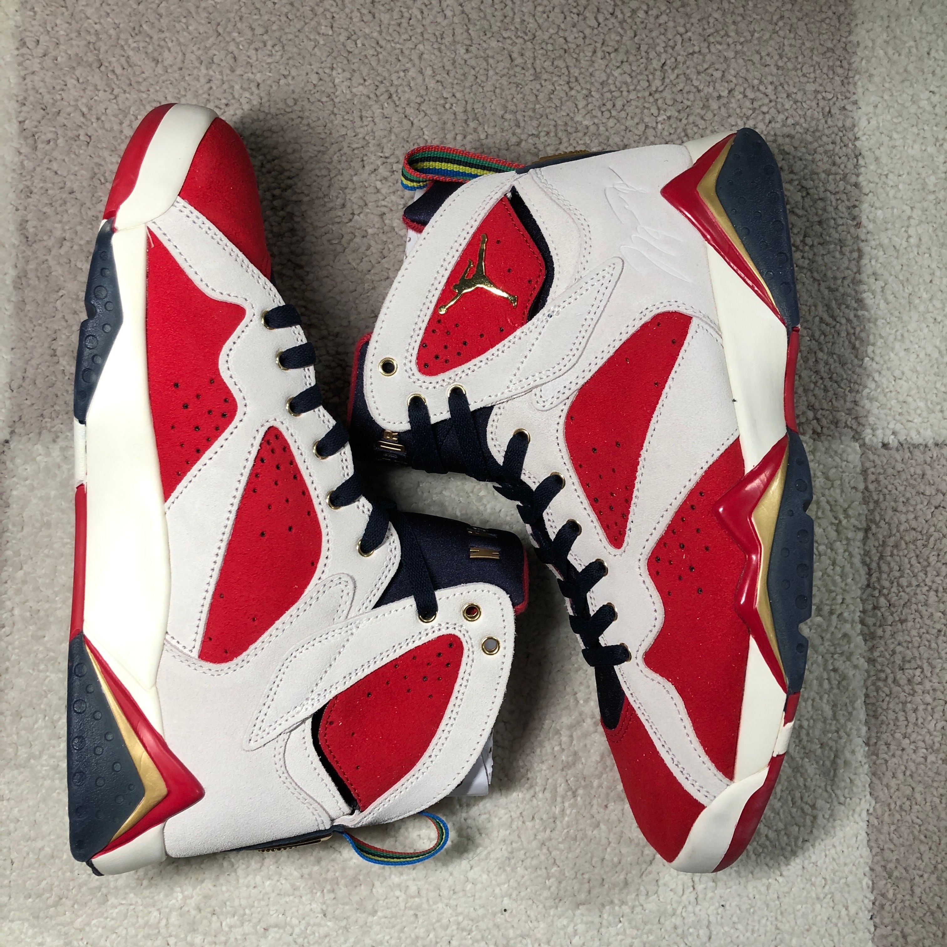 Trophy Room × Nike Air Jordan 7 "True Red and Obsidian"