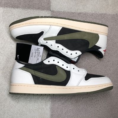 Travis Scott × Nike Women's Air Jordan 1 Low OG "Medium Olive"