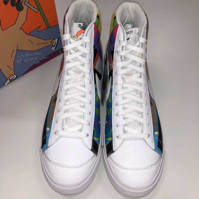 RUOHAN WANG × NIKE BLAZER MID FLYLEATHER