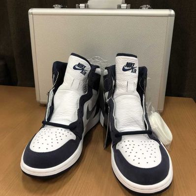 Nike Air Jordan 1 Retro High OG CO.JP "Midnight Navy"(2020)(ブリーフケース付き)
