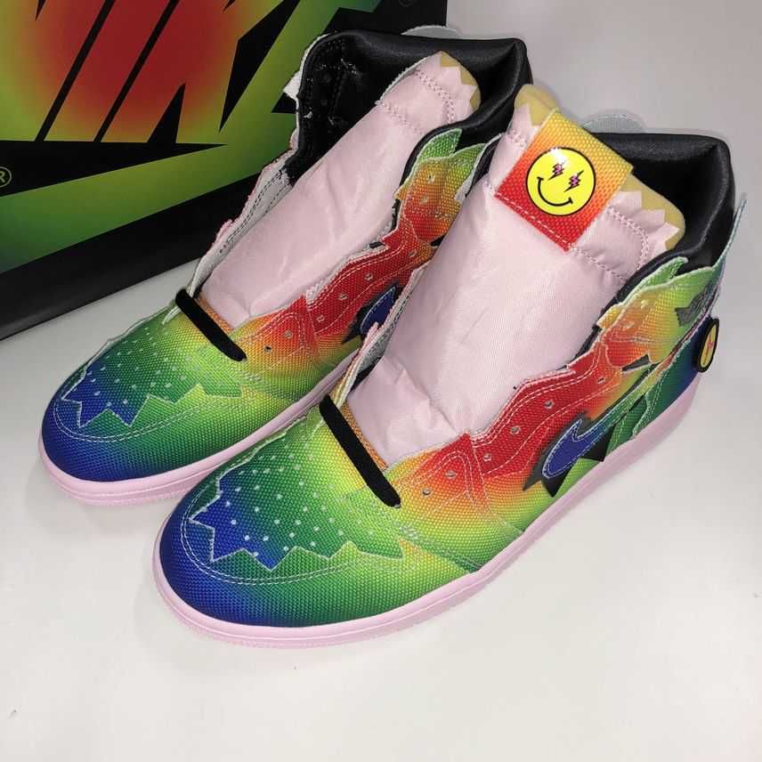 J Balvin × Nike Air Jordan 1 High OG "Rainbow"