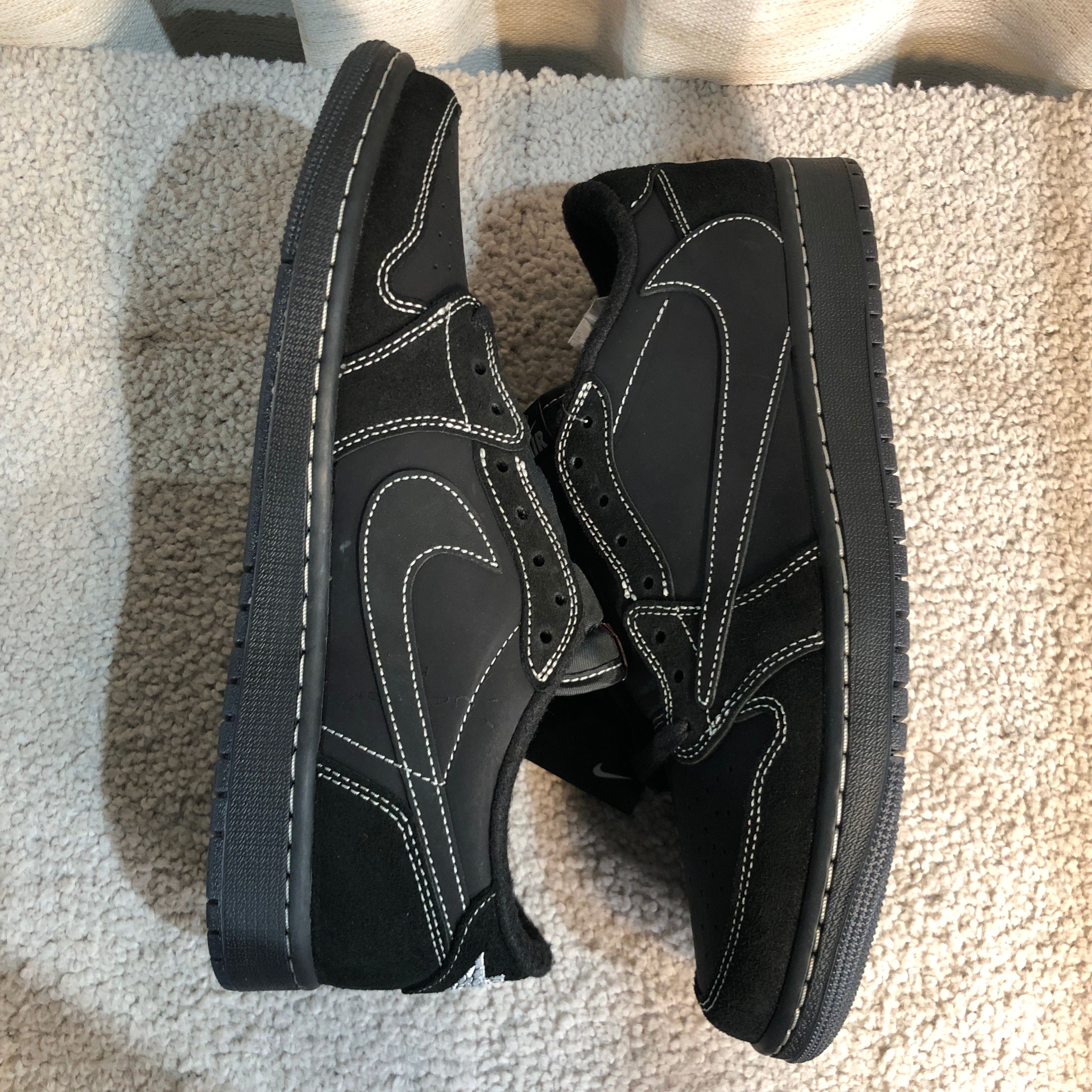 Travis Scott × Nike Air Jordan 1 Low OG SP "Black Phantom"