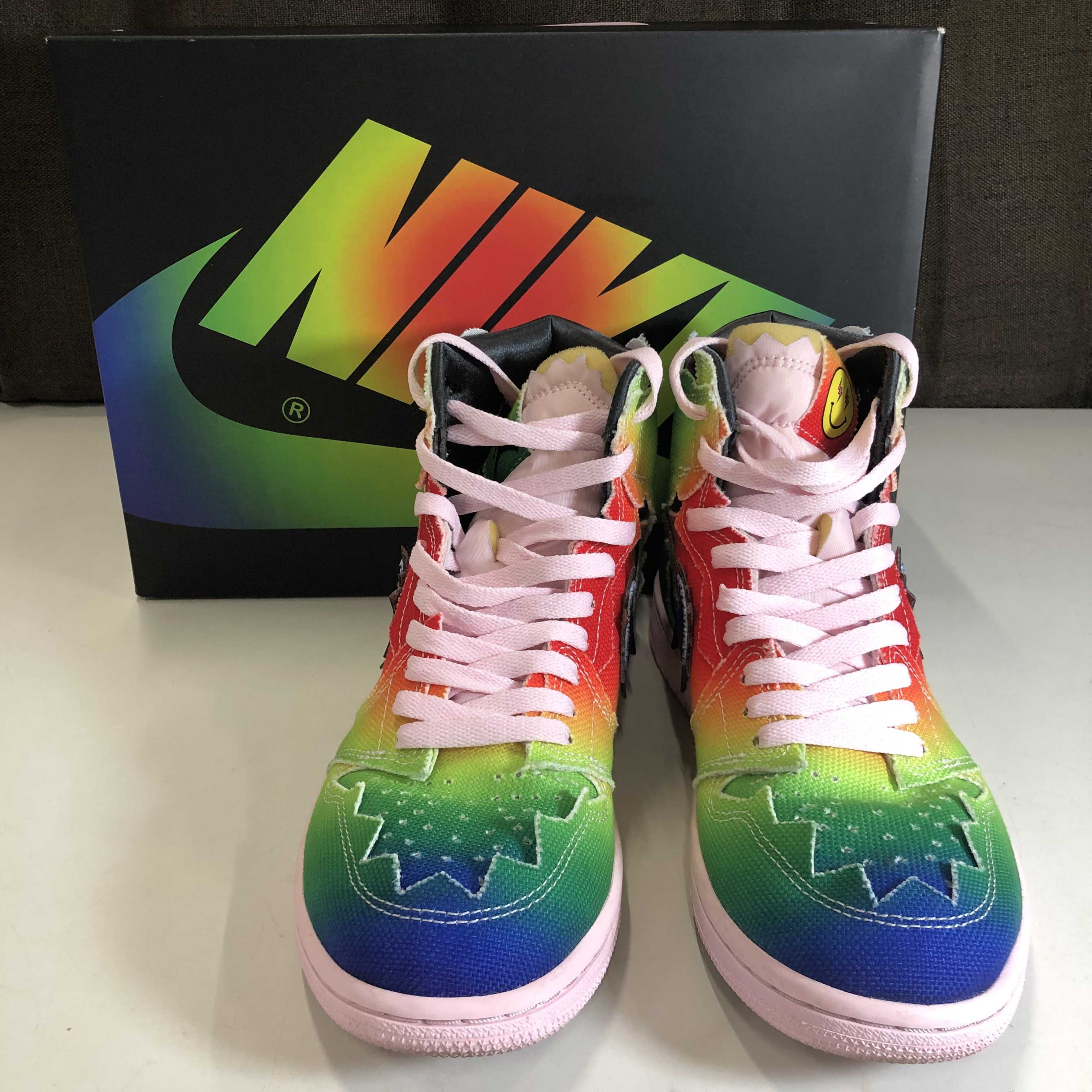 J Balvin × Nike Air Jordan 1 High OG "Rainbow"