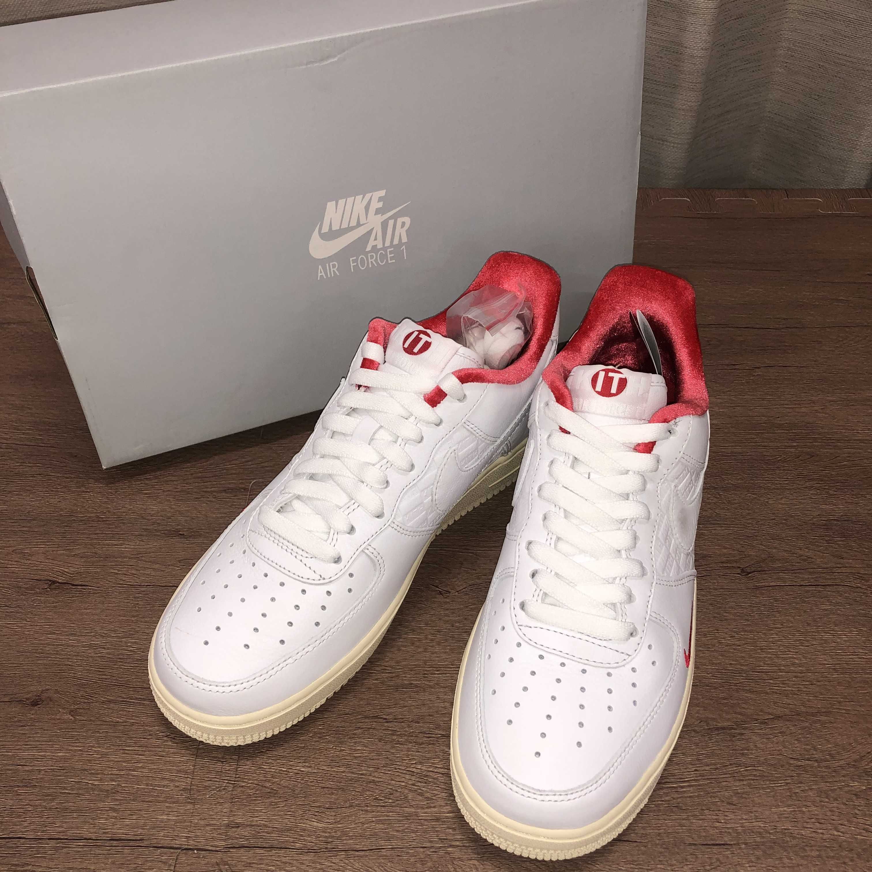 KITH × Nike Air Force 1 Low "White/Red"