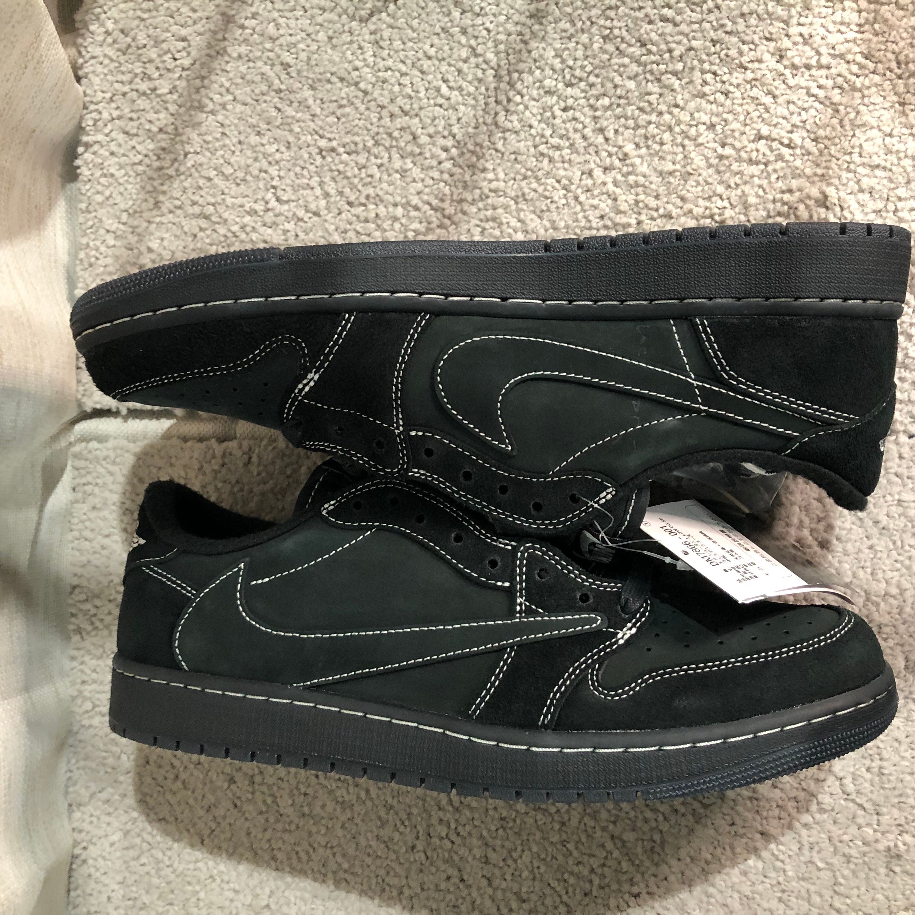 Travis Scott × Nike Air Jordan 1 Low OG SP "Black Phantom"