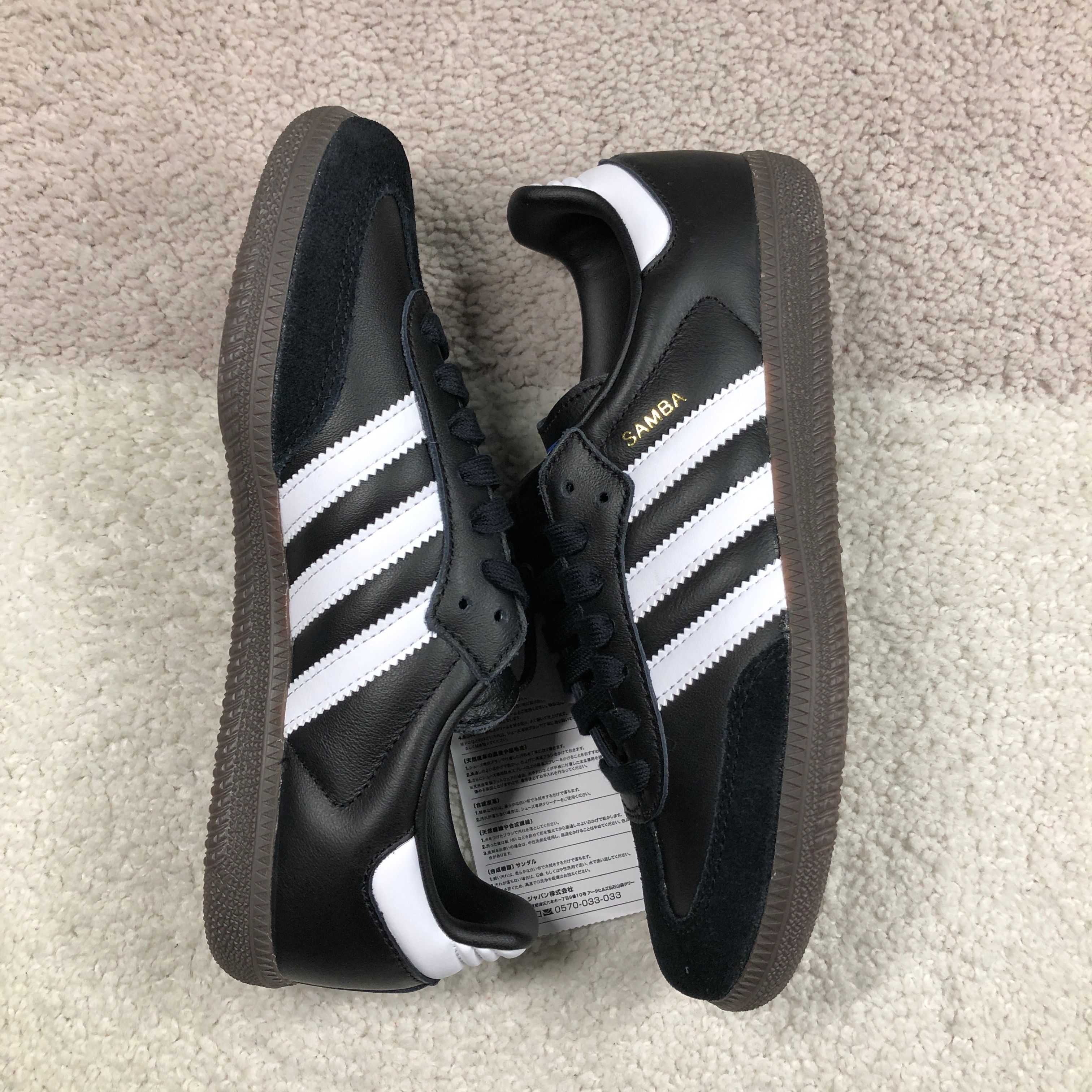 adidas Samba OG "Core Black/Cloud White/Gum"