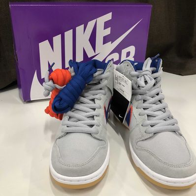 Nike SB Dunk High "Rush Blue and Team Orange/New York Mets"