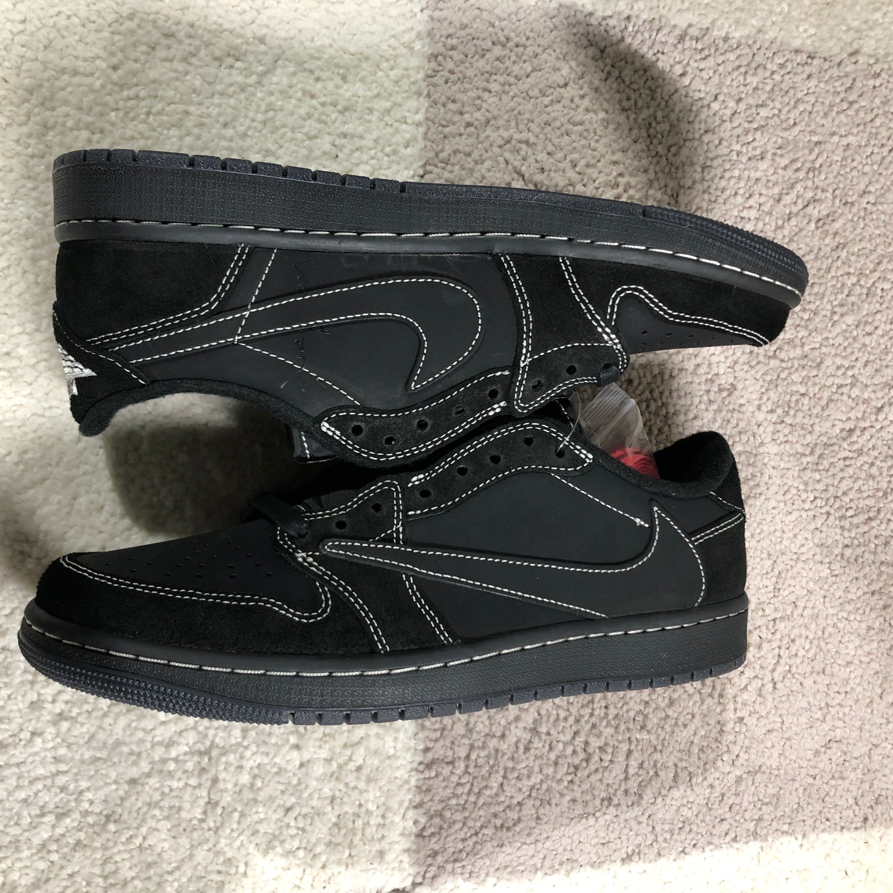 Travis Scott × Nike Air Jordan 1 Low OG SP "Black Phantom"