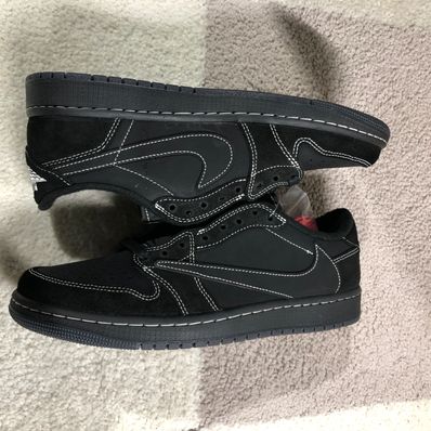 Travis Scott × Nike Air Jordan 1 Low OG SP "Black Phantom"