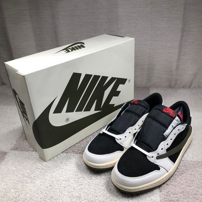 Travis Scott × Nike Women's Air Jordan 1 Low OG "Medium Olive"