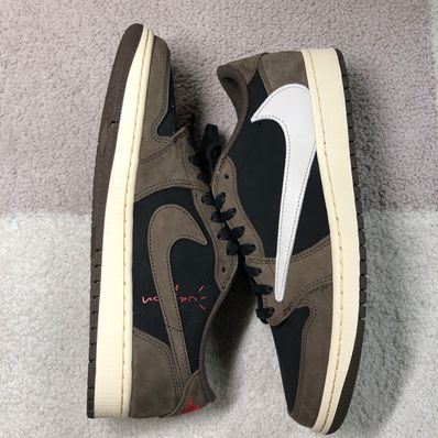 Travis Scott × Nike Air Jordan 1 Low OG SP-T "Black/Dark Mocha"