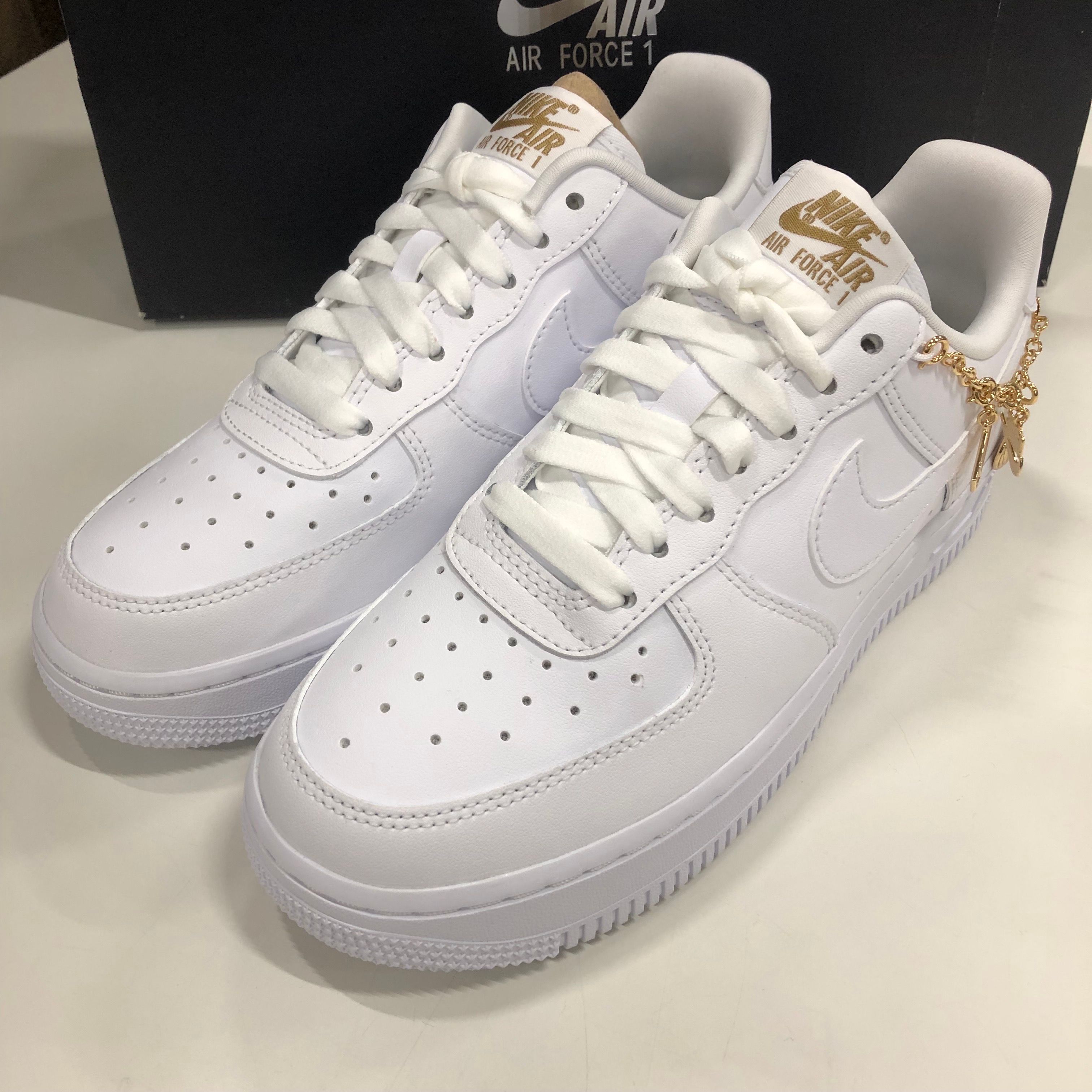 Nike Women's Air Force 1 Low "White Pendats"