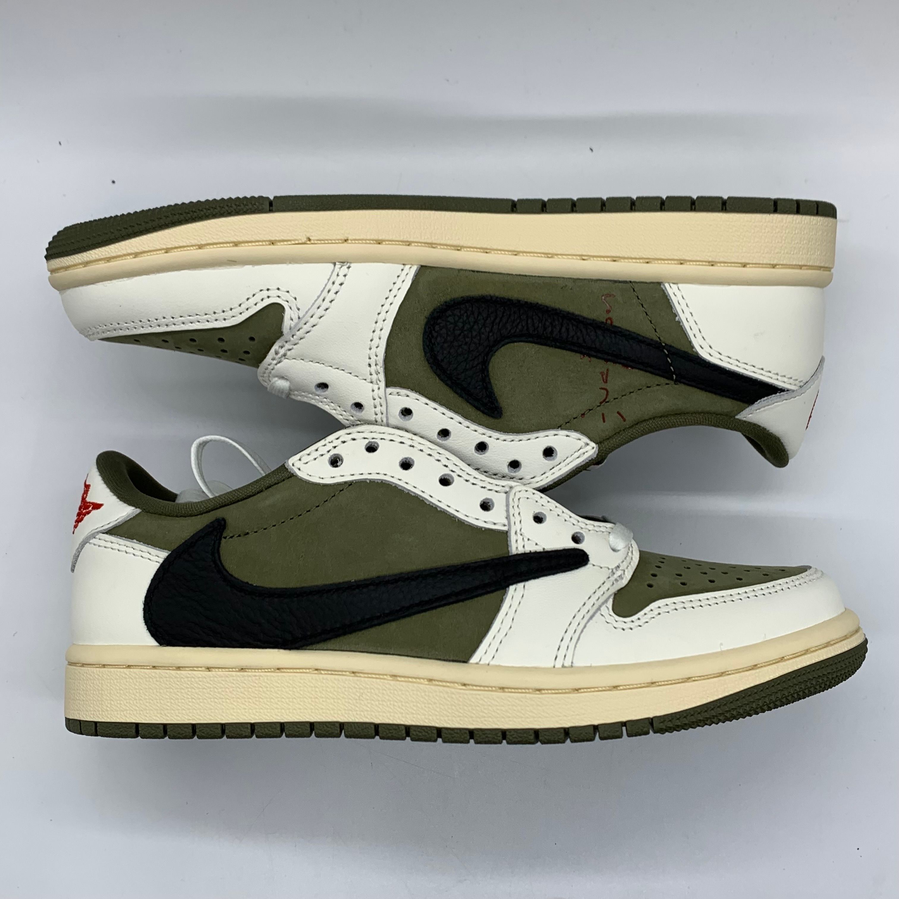 Travis Scott × Nike Air Jordan 1 Low OG SP "Reverse Olive"