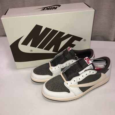 Travis Scott × Nike Air Jordan 1 Low OG SP "Reverse Mocha/Sail and Ridgerock"