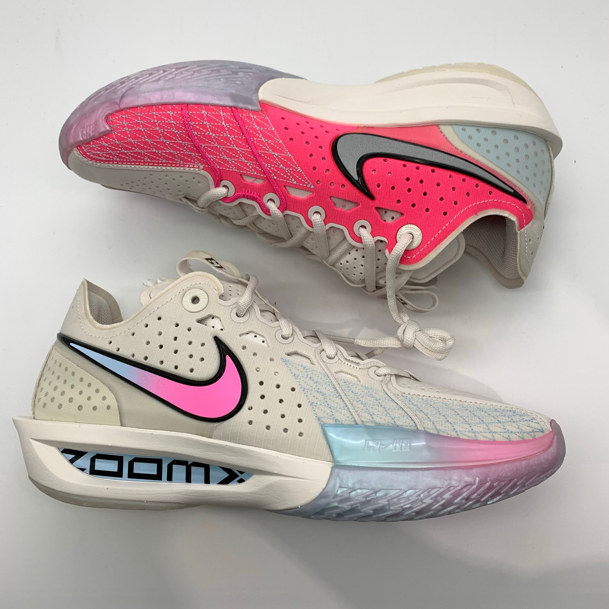 Nike GT Cut 3 "Phantom/Cobalt Tint/Pink Blast" (DV2913-007/DV2918-007)