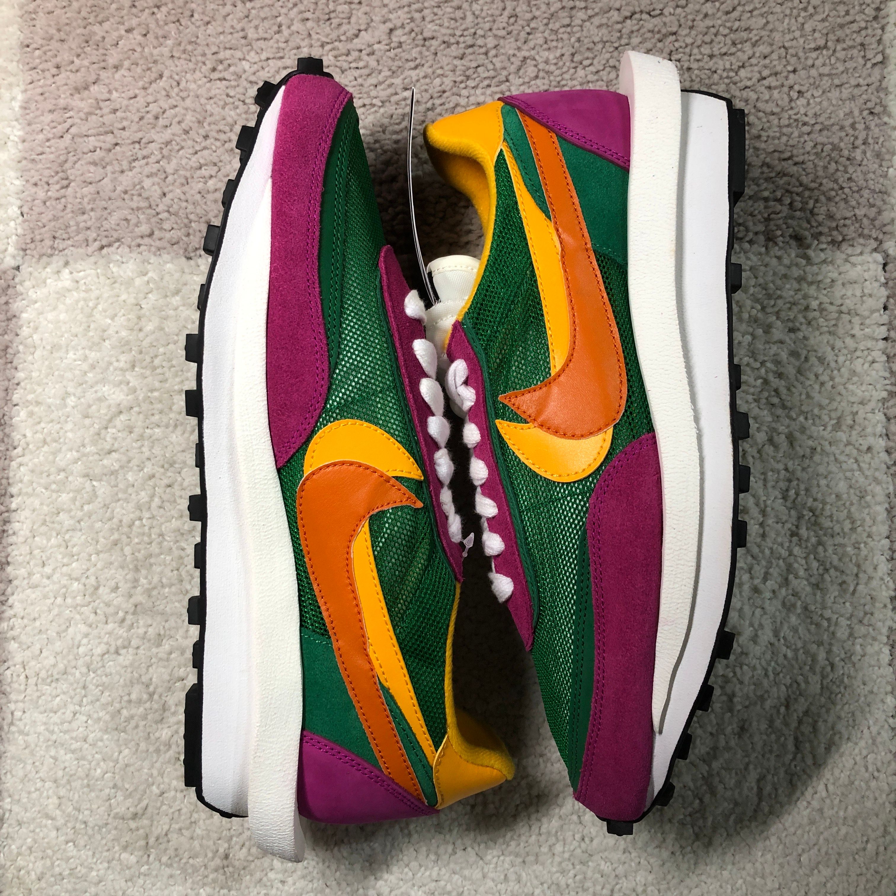 sacai × NIKE LDV WAFFLE "PINE GREEN"