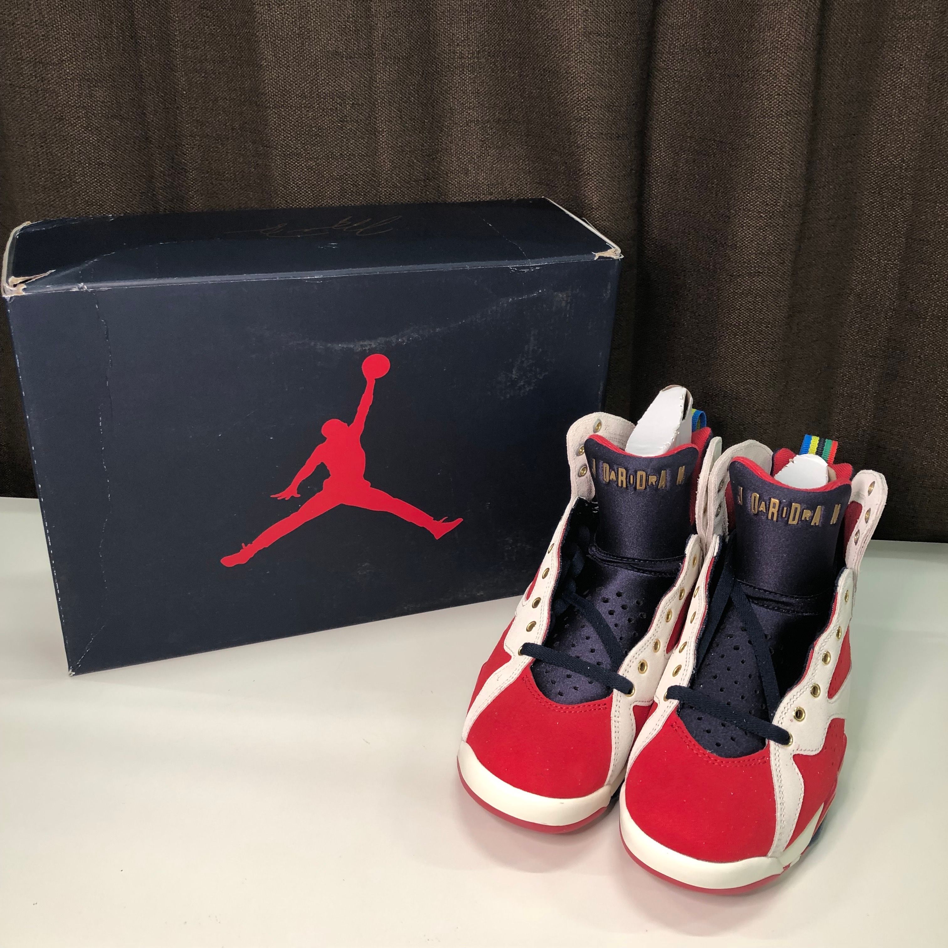 Trophy Room × Nike Air Jordan 7 "True Red and Obsidian"