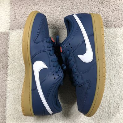 Nike SB Dunk Low Pro ISO Orange Label "Navy Gum"