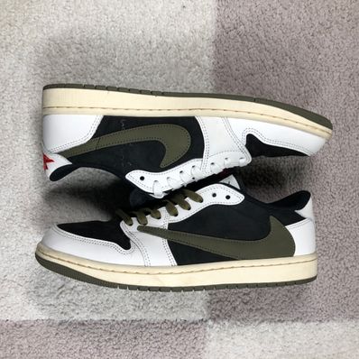 Travis Scott × Nike Women's Air Jordan 1 Low OG "Medium Olive"