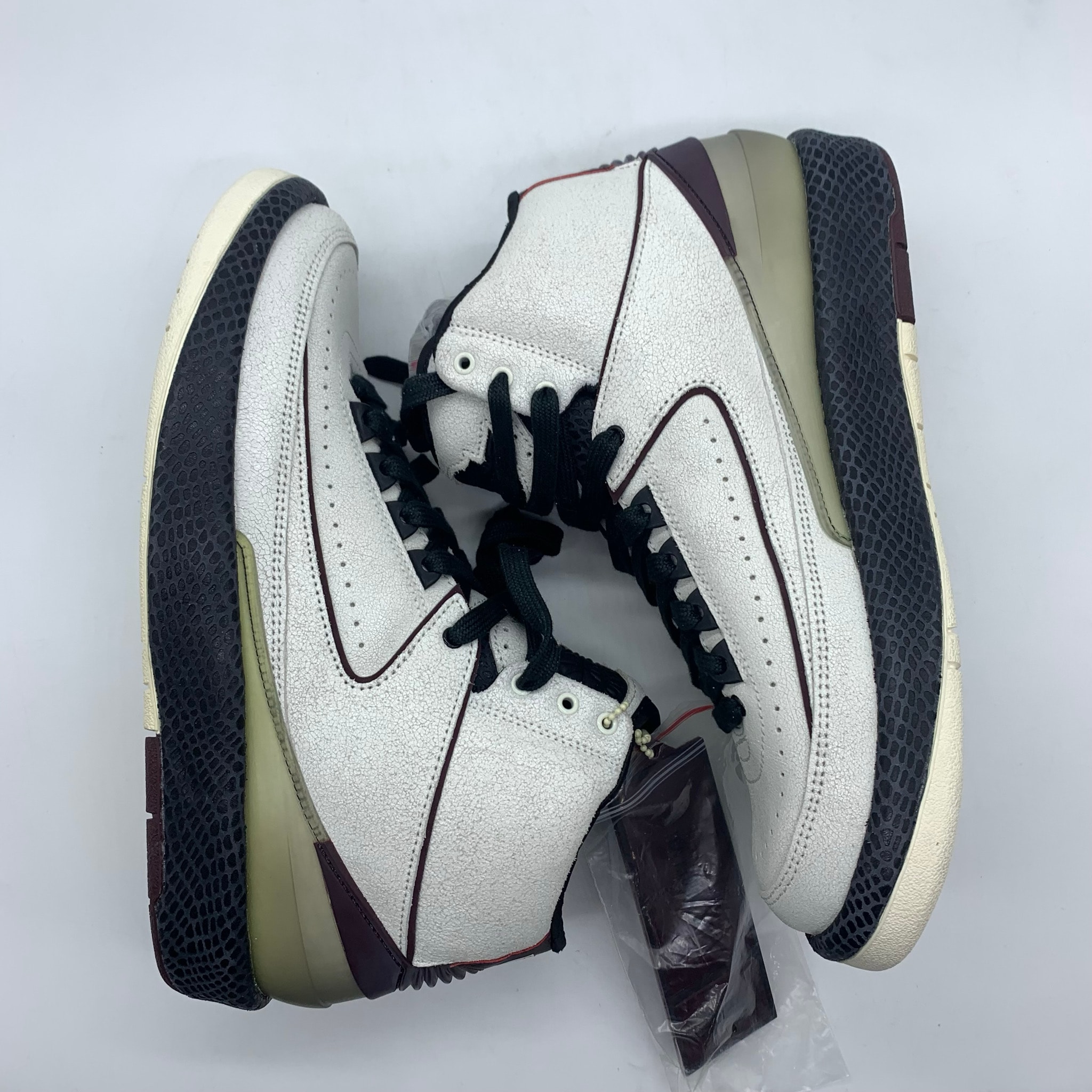 A Ma Maniere × Nike Air Jordan 2 "Airness/Sail and Burgundy"