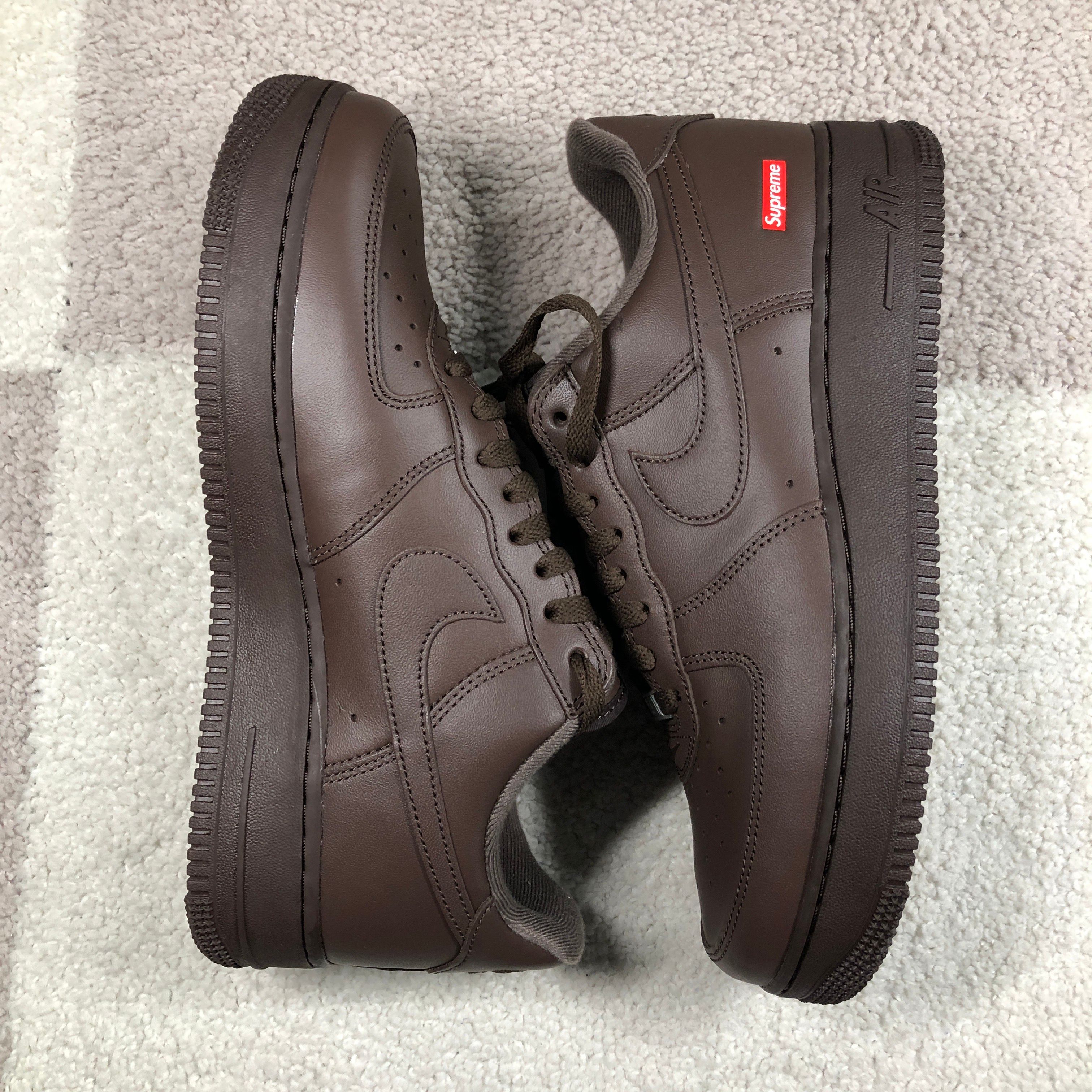 Supreme × Nike Air Force 1 Low "Baroque Brown"