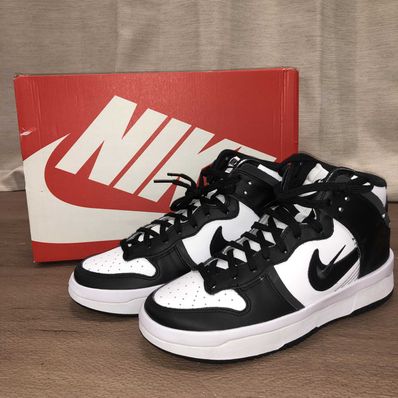 NIKE Women's DUNK HIGH UP "WHITE/BLACK"