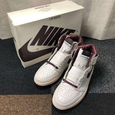 A Ma Maniere × Nike Air Jordan 1 Retro High OG "Sail and Burgundy"