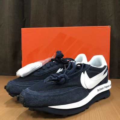 Fragment × sacai × Nike LD Waffle "Blackended Blue"