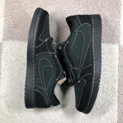 Travis Scott × Nike Air Jordan 1 Low OG SP "Black Phantom"