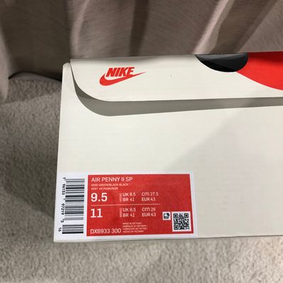 Stussy × Nike Air Penny 2 "Black/Green"