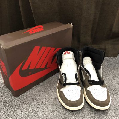 Travis Scott × Nike Air Jordan 1 Retro High OG TS SP "Sail/Dark Mocha"