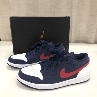 NIKE AIR JORDAN 1 LOW SE "NAVY/RED"