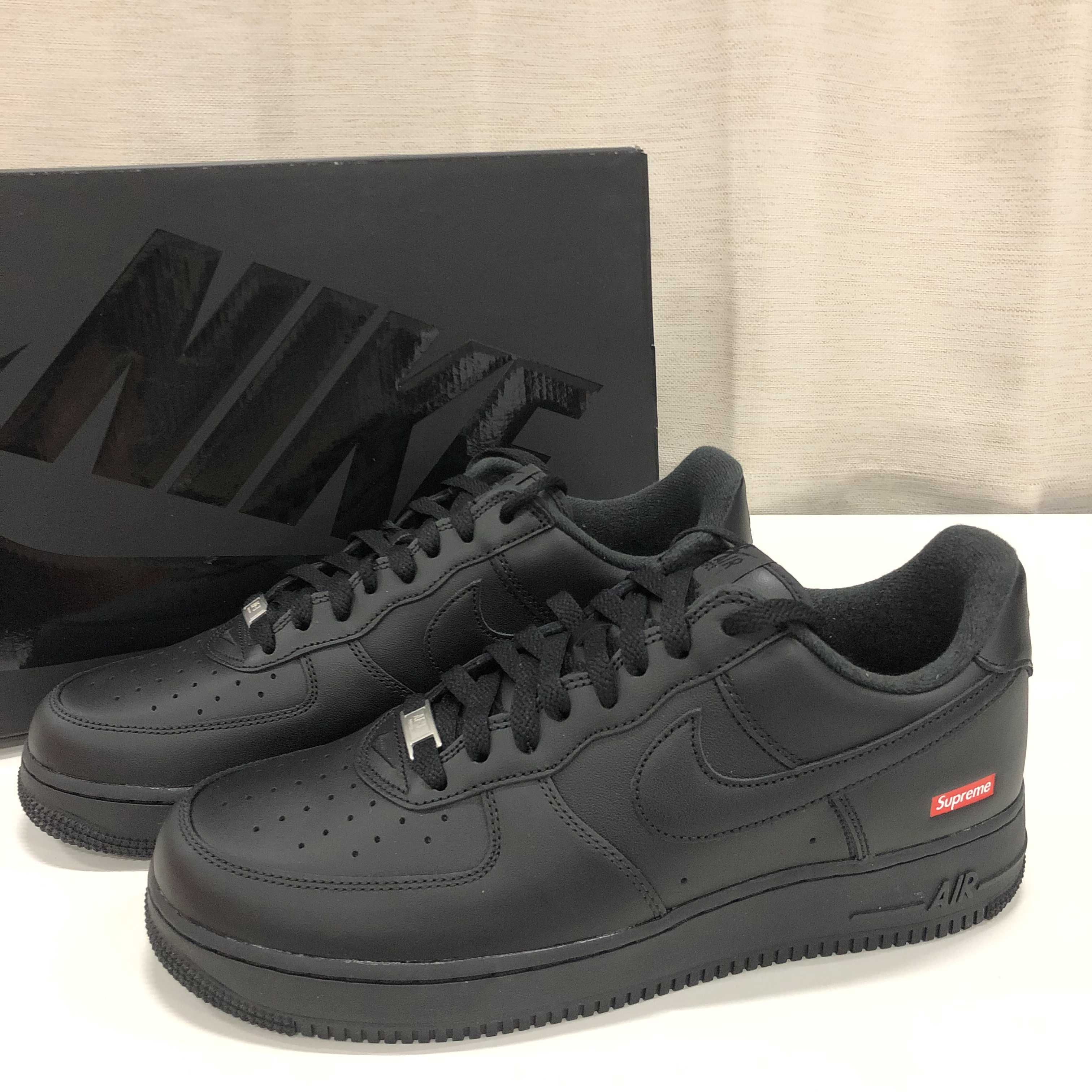 Supreme × Nike Air Force 1 Low "Black"