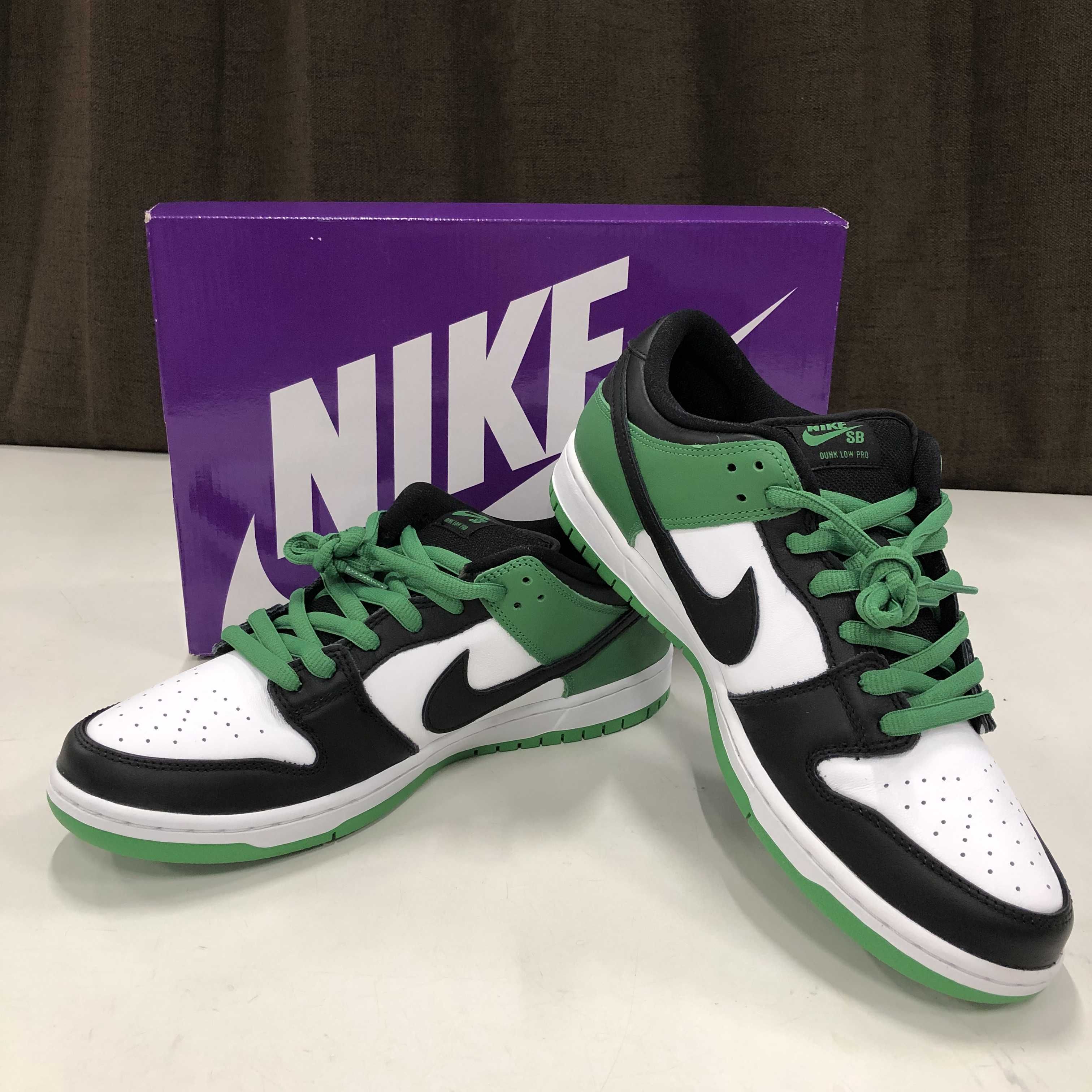 Nike SB Dunk Low Pro "Black and Classic Green"