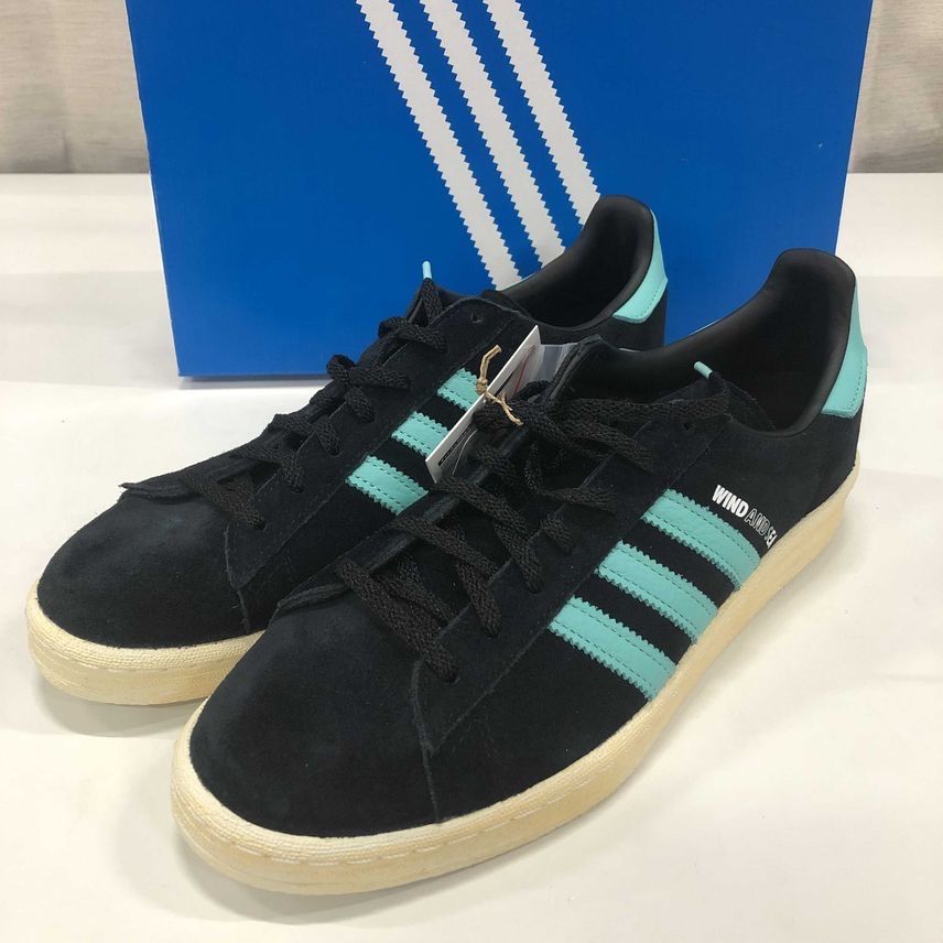 WIND AND SEA × atmos × adidas Campus 80 "Black"