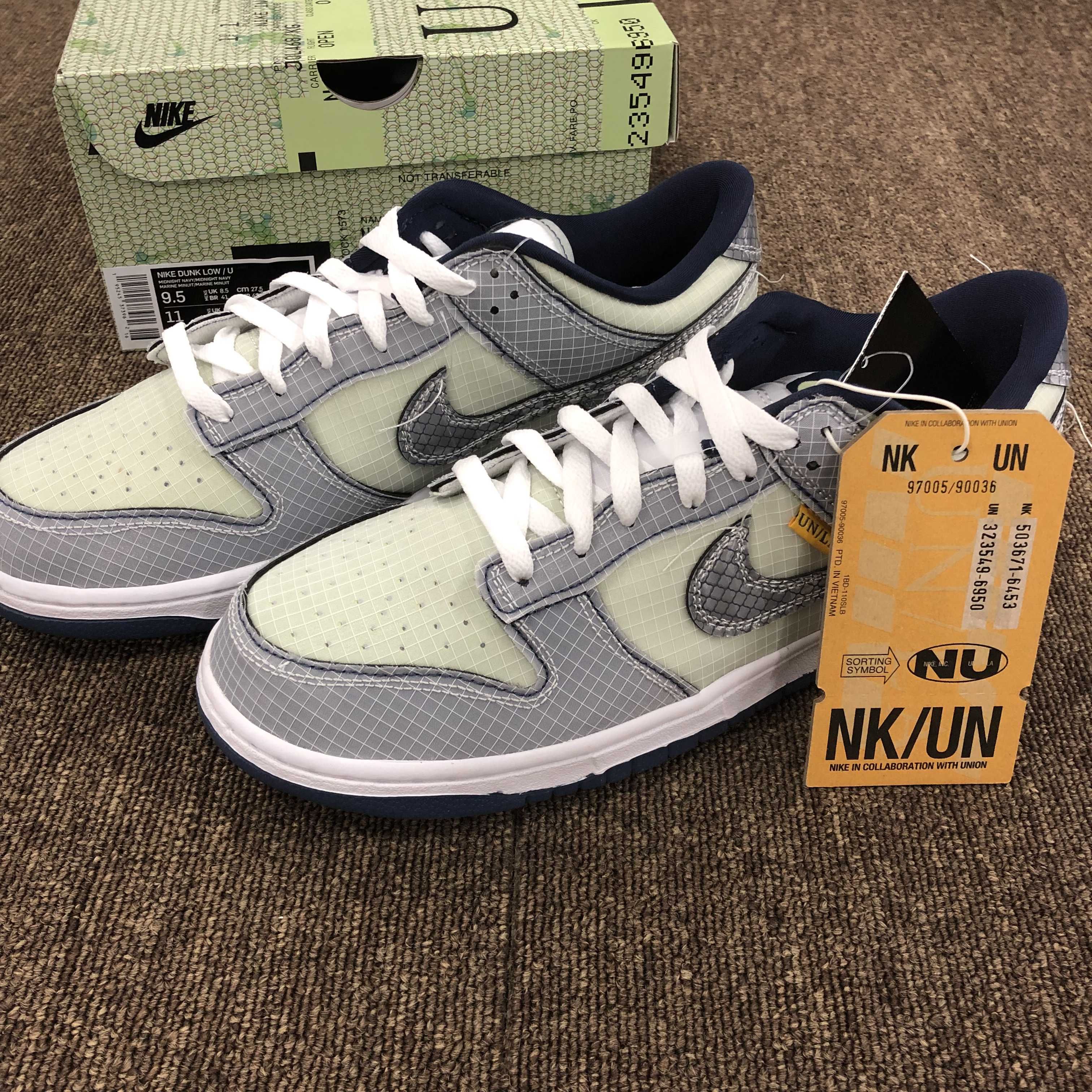 UNION × Nike Dunk Low "Pistachio"
