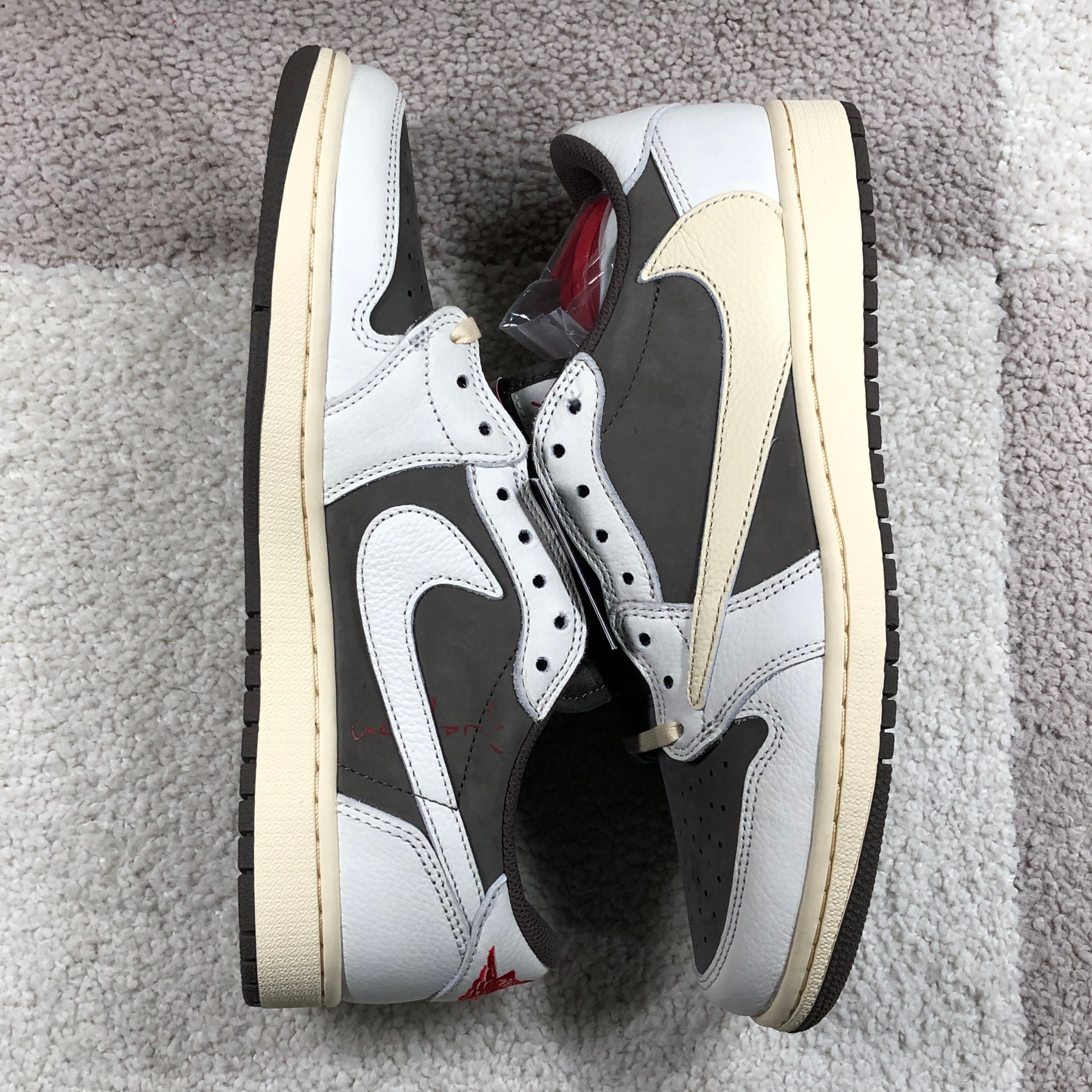 Travis Scott × Nike Air Jordan 1 Low OG SP "Reverse Mocha/Sail and Ridgerock"