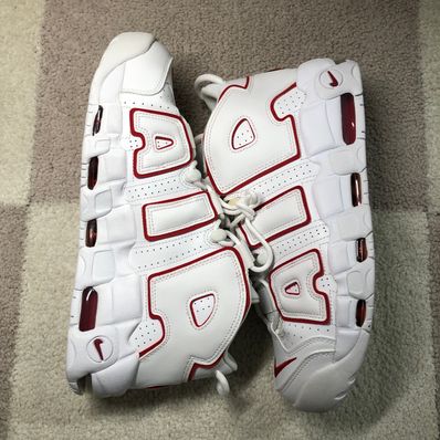 NIKE AIR MORE UPTEMPO "WHITE/VARSITY RED" (2021)