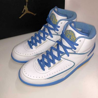 Nike Air Jordan 2 Retro Melo "White/Varsity Maize/University Blue" (2018)