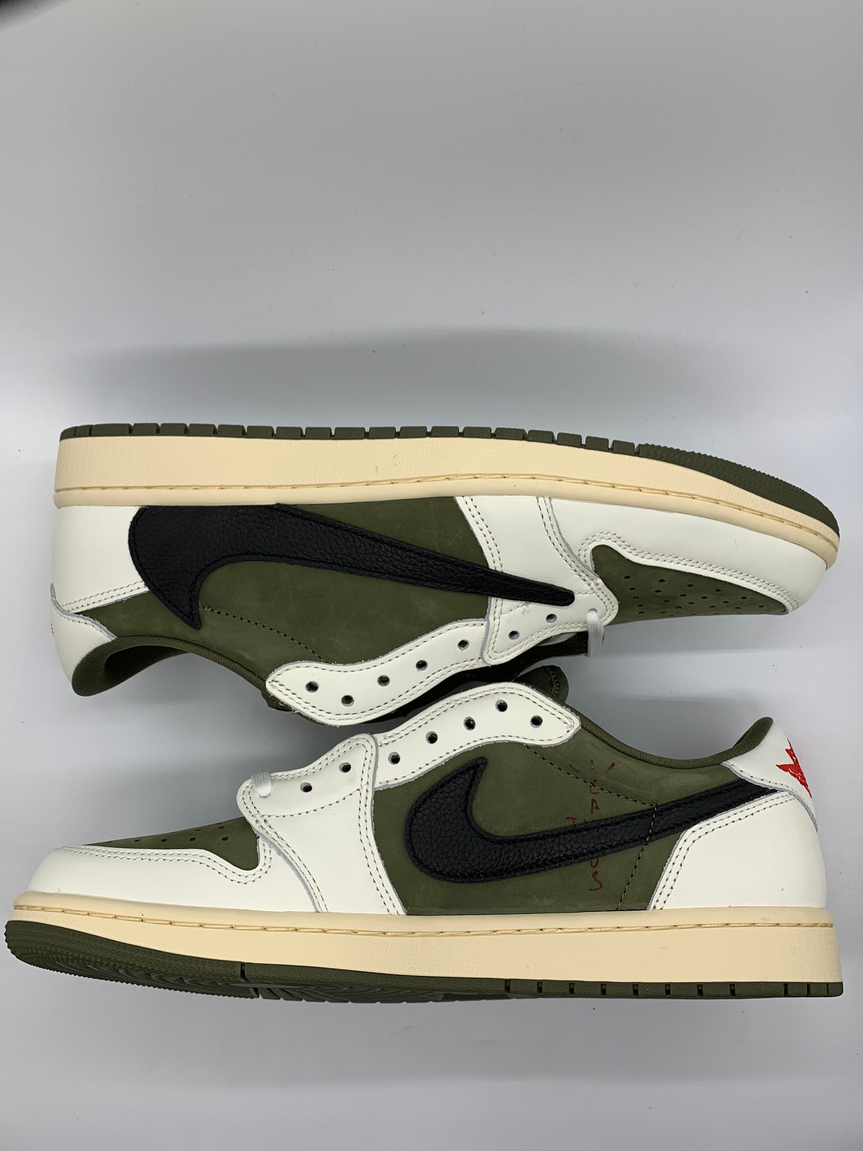Travis Scott × Nike Air Jordan 1 Low OG SP "Reverse Olive"