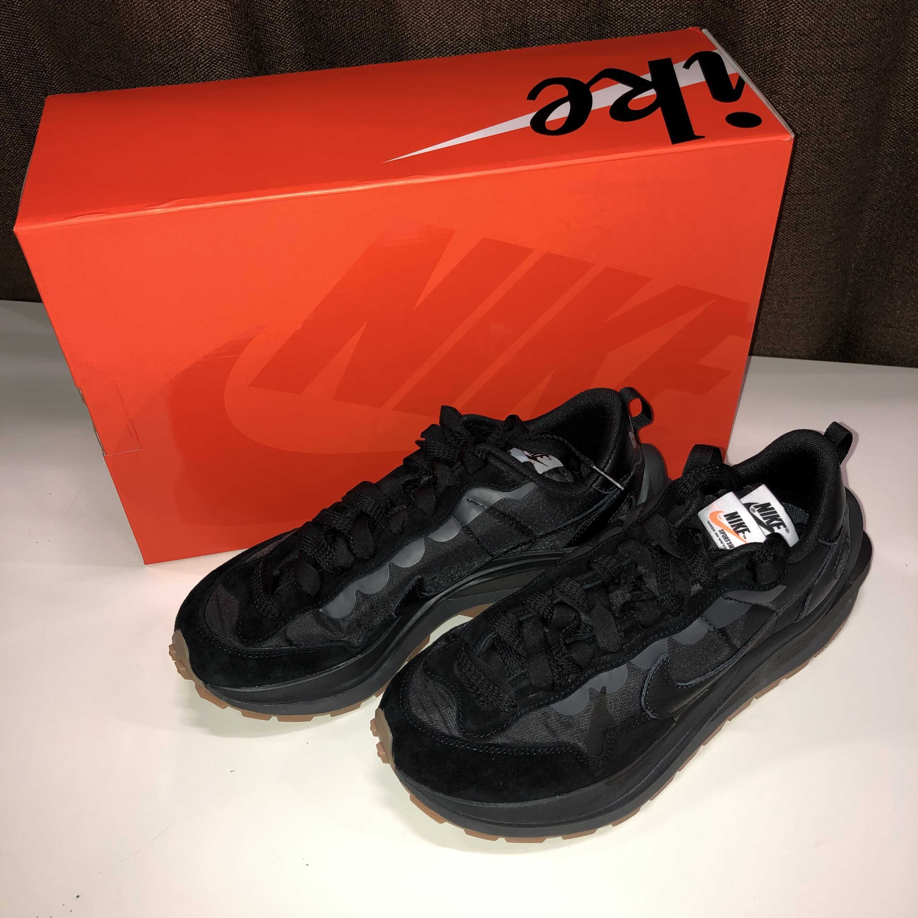 sacai × Nike VaporWaffle "Black Gum"