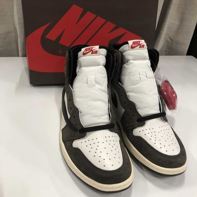 Travis Scott × Nike Air Jordan 1 Retro High OG TS SP "Sail/Dark Mocha"