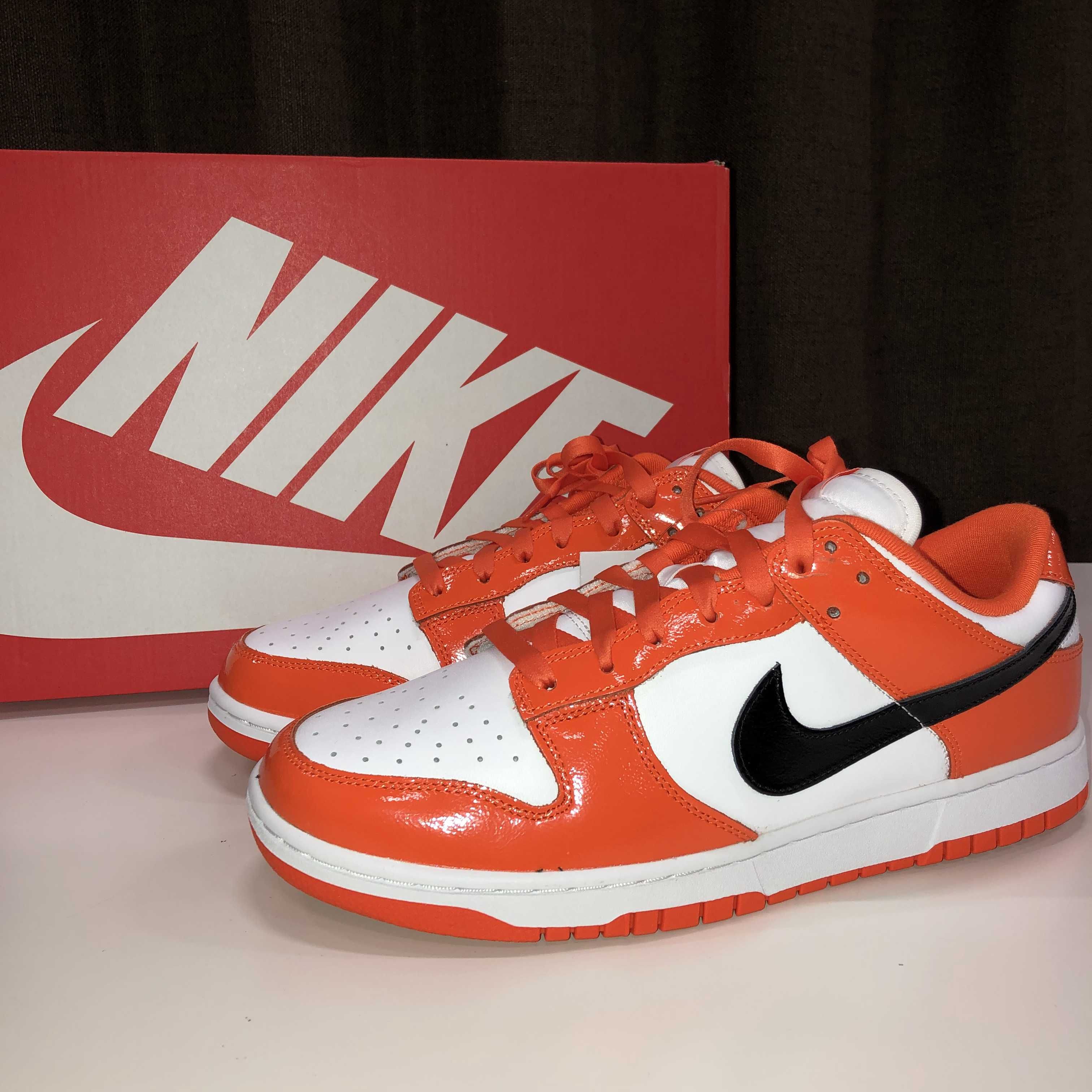 Nike Women's Dunk Low "Patent Orange"
