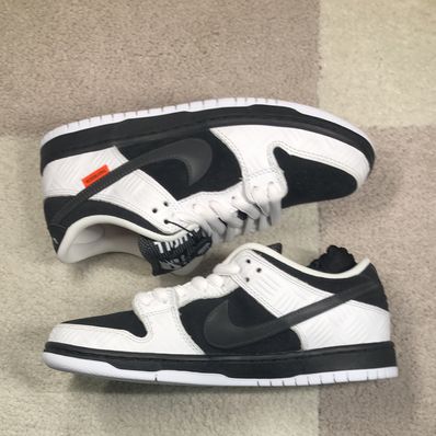 TIGHTBOOTH × Nike SB Dunk Low Pro QS "Black and White"