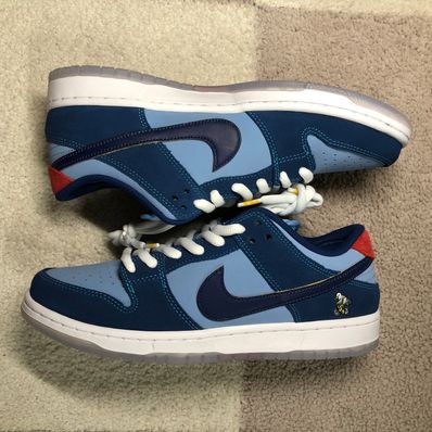 Why So Sad? × Nike SB Dunk Low "Coastal Blue/Speed Yellow-University Red"