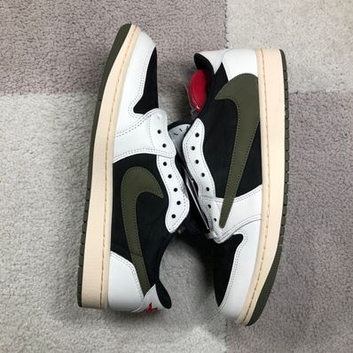 Travis Scott × Nike Women's Air Jordan 1 Low OG "Medium Olive"