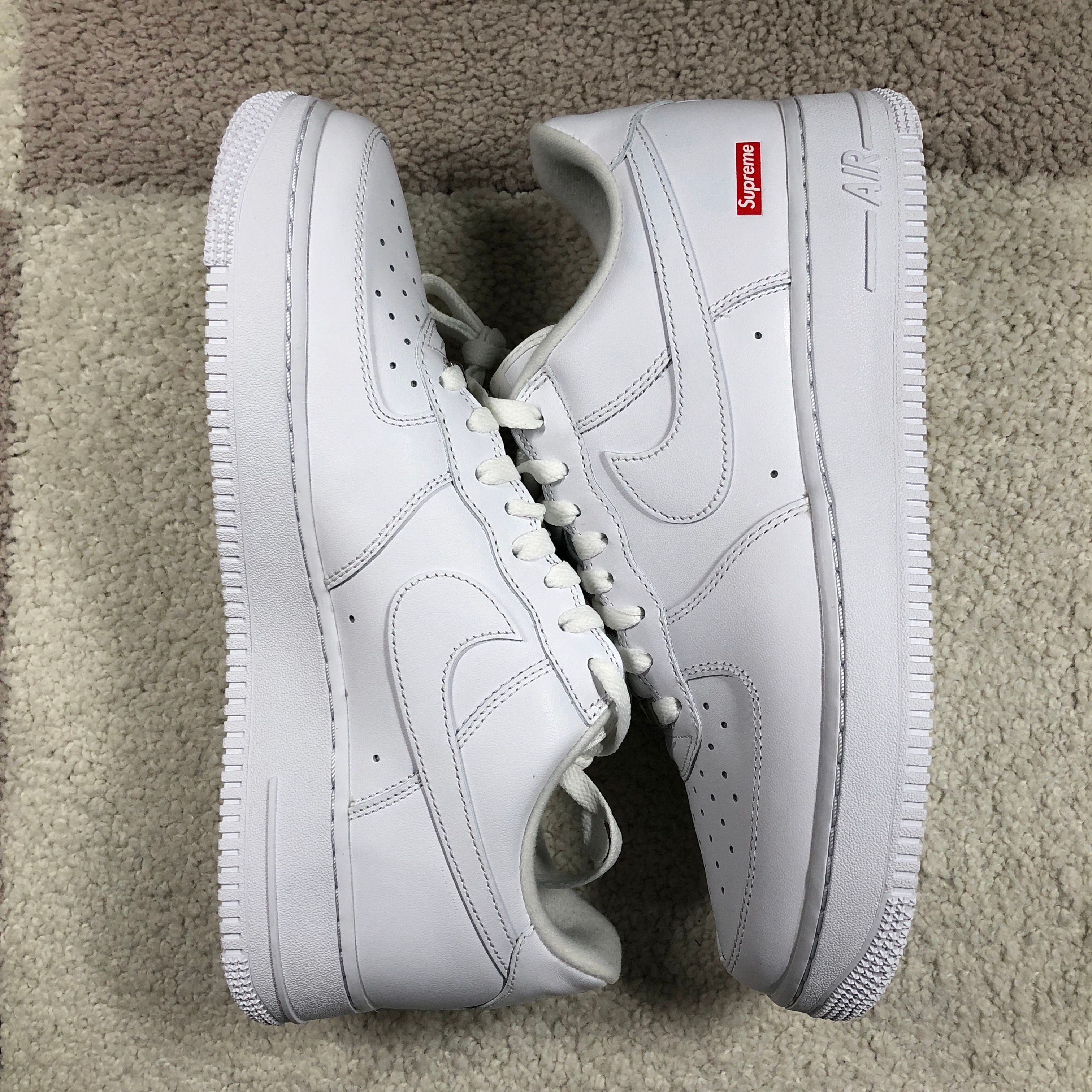 Supreme × Nike Air Force 1 Low "White"