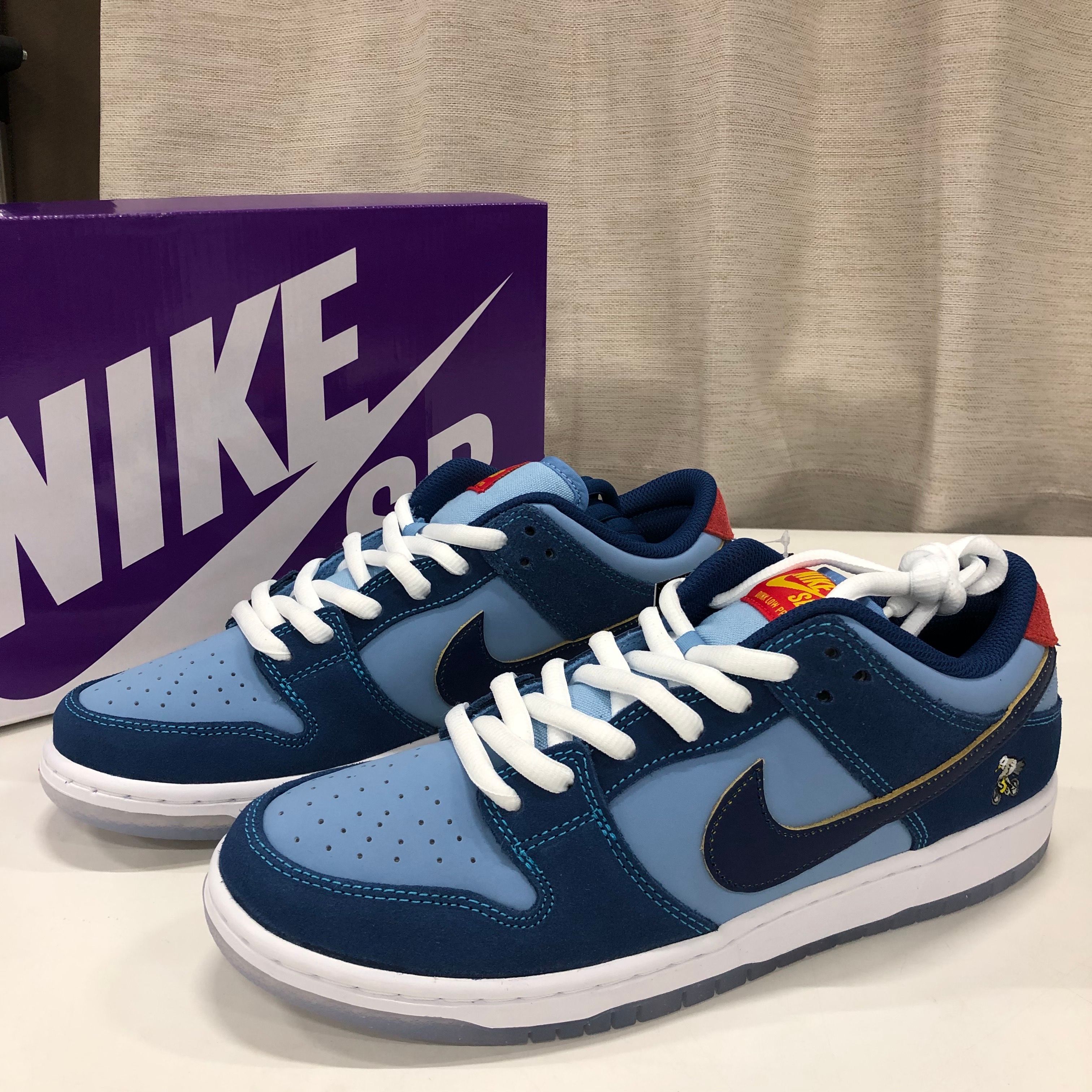 Why So Sad? × Nike SB Dunk Low "Coastal Blue/Speed Yellow-University Red"